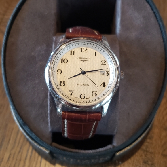 Longines master collection brown